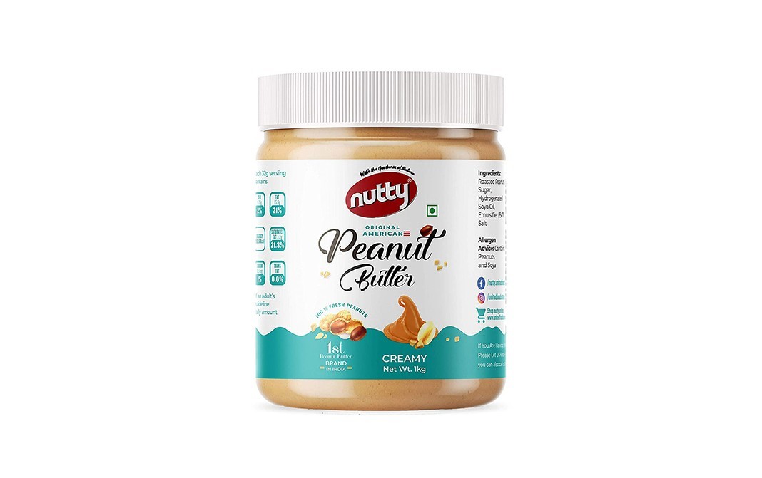 Nutty Peanut Butter Creamy    Plastic Jar  1 kilogram